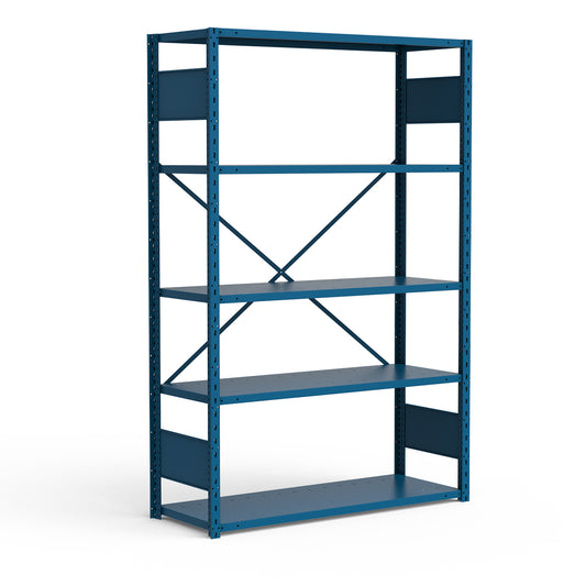 Rousseau SRE1032 shelving in blue finish