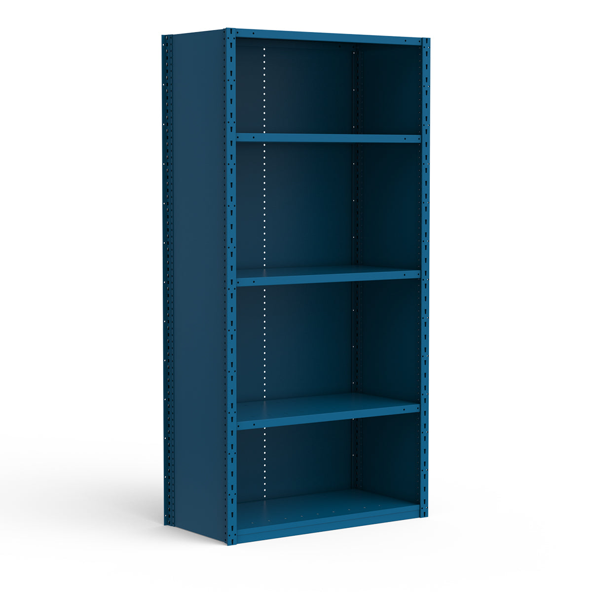Rousseau Spider closed shelving 36 inches wide, blue finish