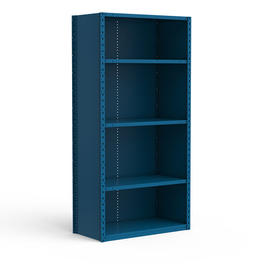 Rousseau Spider closed shelving 36 inches wide, blue finish