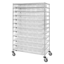 Quantum High-Density Wire System – 12" x 48" x 74" – WR74-1248-101102CL, 12" x 48" x 74"