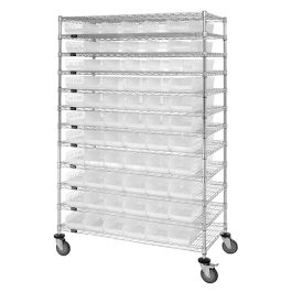 Quantum High-Density Wire System – 24" x 72" x 74" – WR74-2472-110106CL, 24" x 72" x 74"