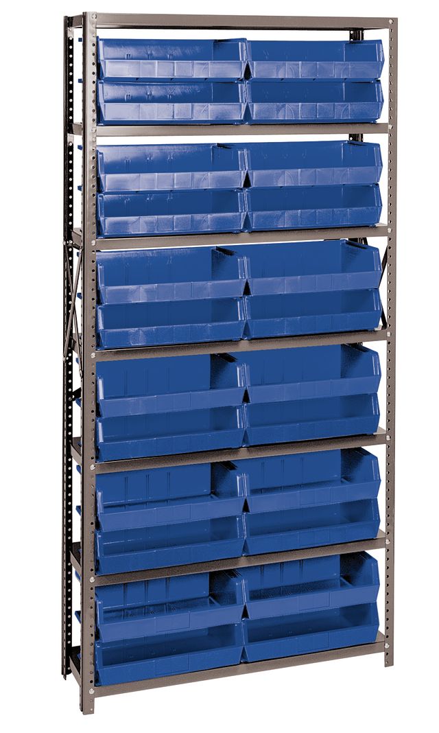 Quantum Stack & Hang Bin System – 12"D x 36"W x 75"H